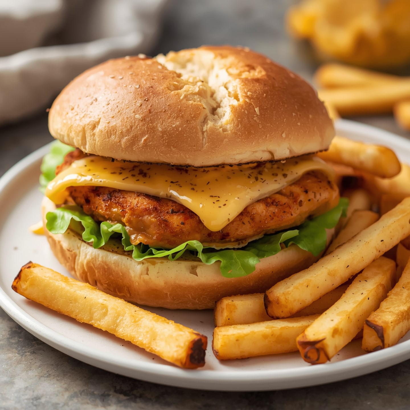 Simply Deli Cheesy Korma Braai Chicken Sandwich